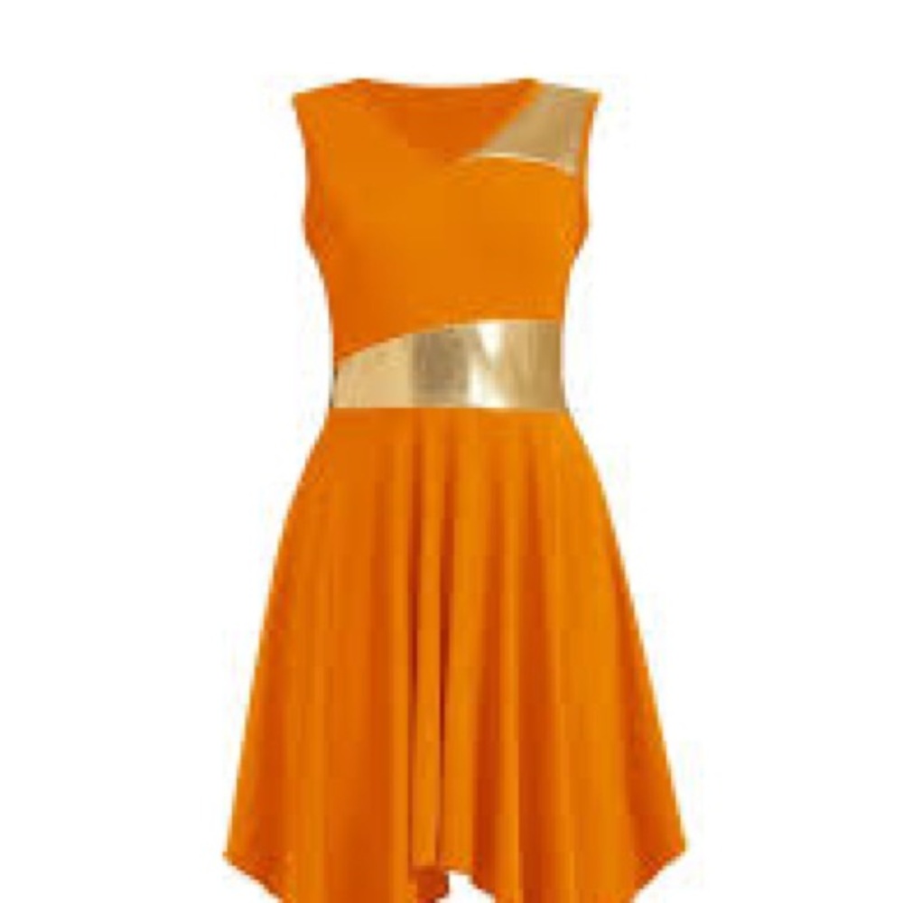 Elegant Orange Dance Overlay